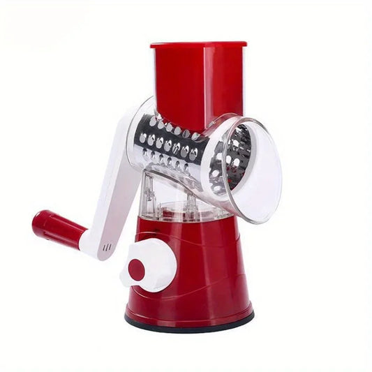 1Pc Portable Manual Vegetable Cutter Slicer Multifunctional round Rotate Mandoline Slicer Potato Cheese Kitchen Gadgets